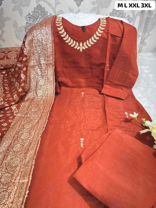 Ynf Premium Roman Silk KESH684 KARAN Kurti Wholesale Ethnic Kurtis Silk Kurtis Round Neck Kurtis Manufacturer- Kapda Export