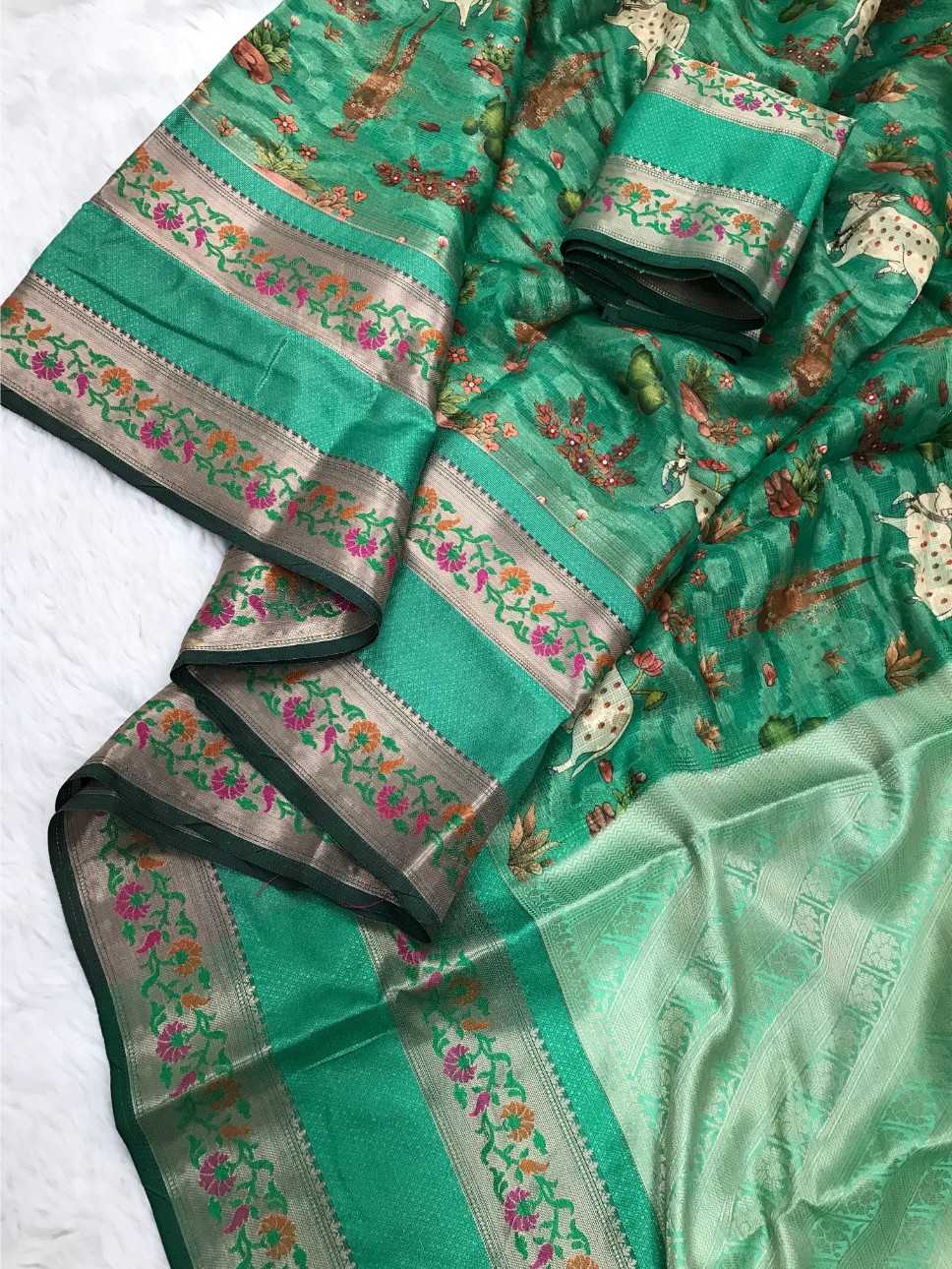 Ynf Premium Silk KESH592 Kota silk Silk Sarees Wholesale Paithani Sarees Kota Sarees Zari Border Silk Sarees Manufacturer- Kapda Export