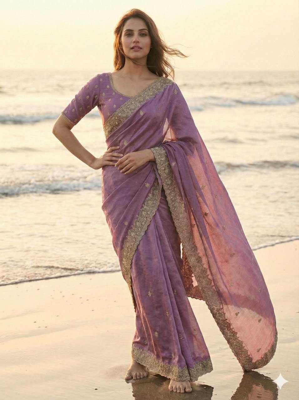 Ynf Premium Silk RIN132 2017 Sarees Wholesale Fancy Sarees Embroidered Sarees Heavy Work Sarees Manufacturer- Kapda Export