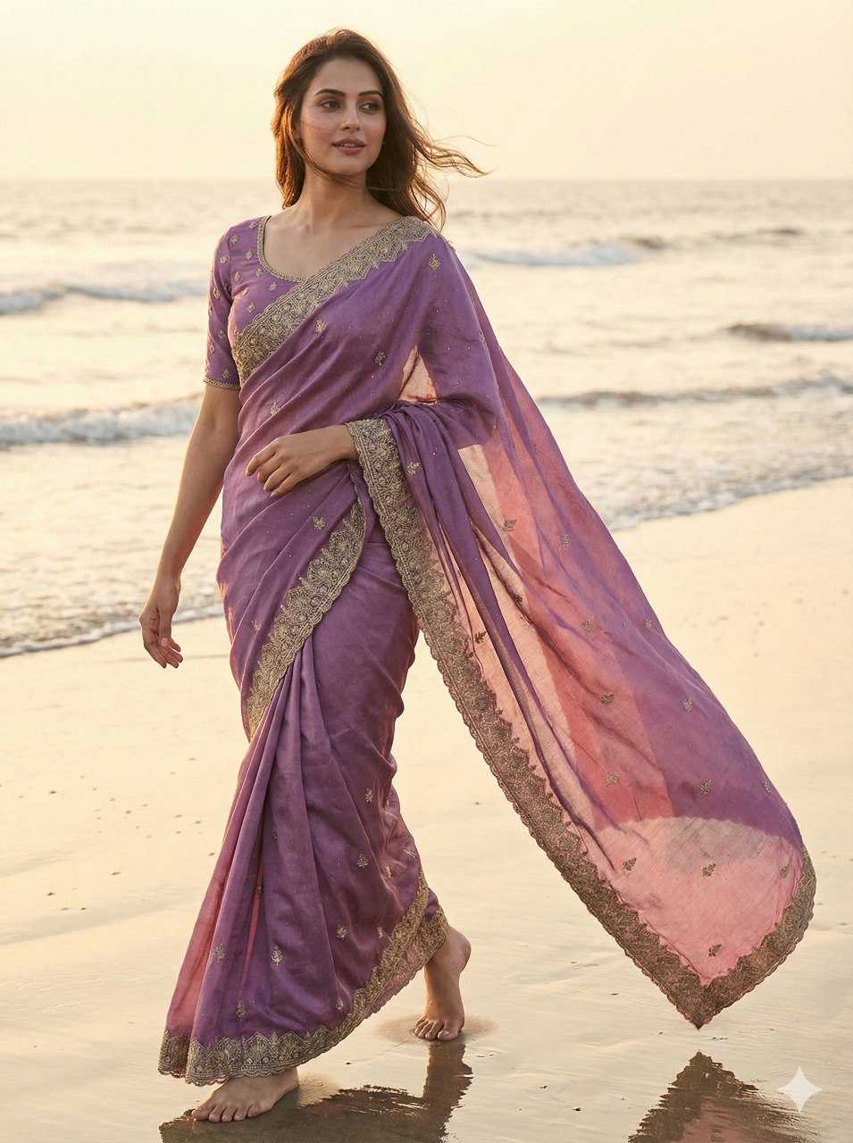 Ynf Premium Silk RIN132 2017 Sarees Wholesale Fancy Sarees Embroidered Sarees Heavy Work Sarees Manufacturer- Kapda Export