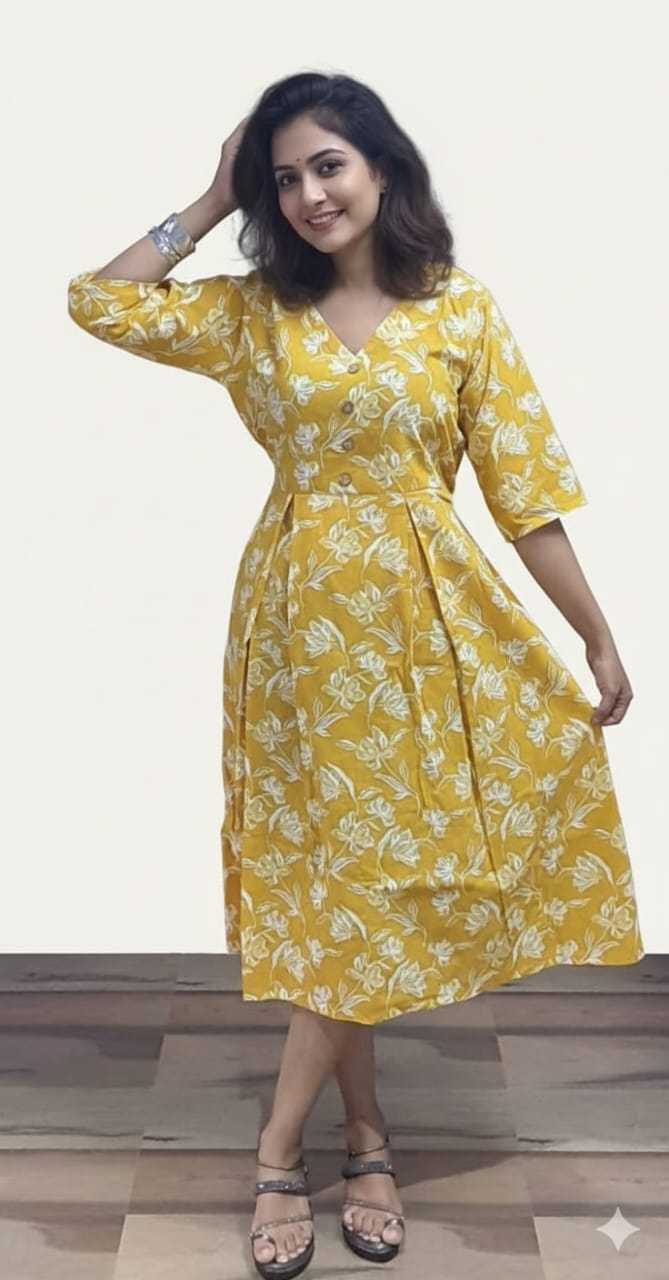 Ynf Pure Cotton KESH585 170 Suits & Dresses Festive Collections Wholesale Casual Dresses A-Line Dresses Cotton Dresses Manufacturer- Kapda Export