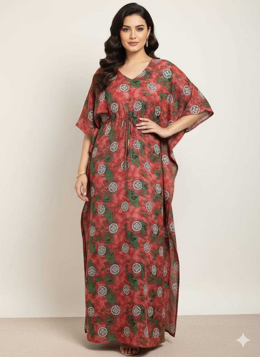 Ynf Pure Cotton KESH585 173 Suits & Dresses Western Wears Wholesale Casual Dresses Kaftan Dresses Night Wear Manufacturer- Kapda Export