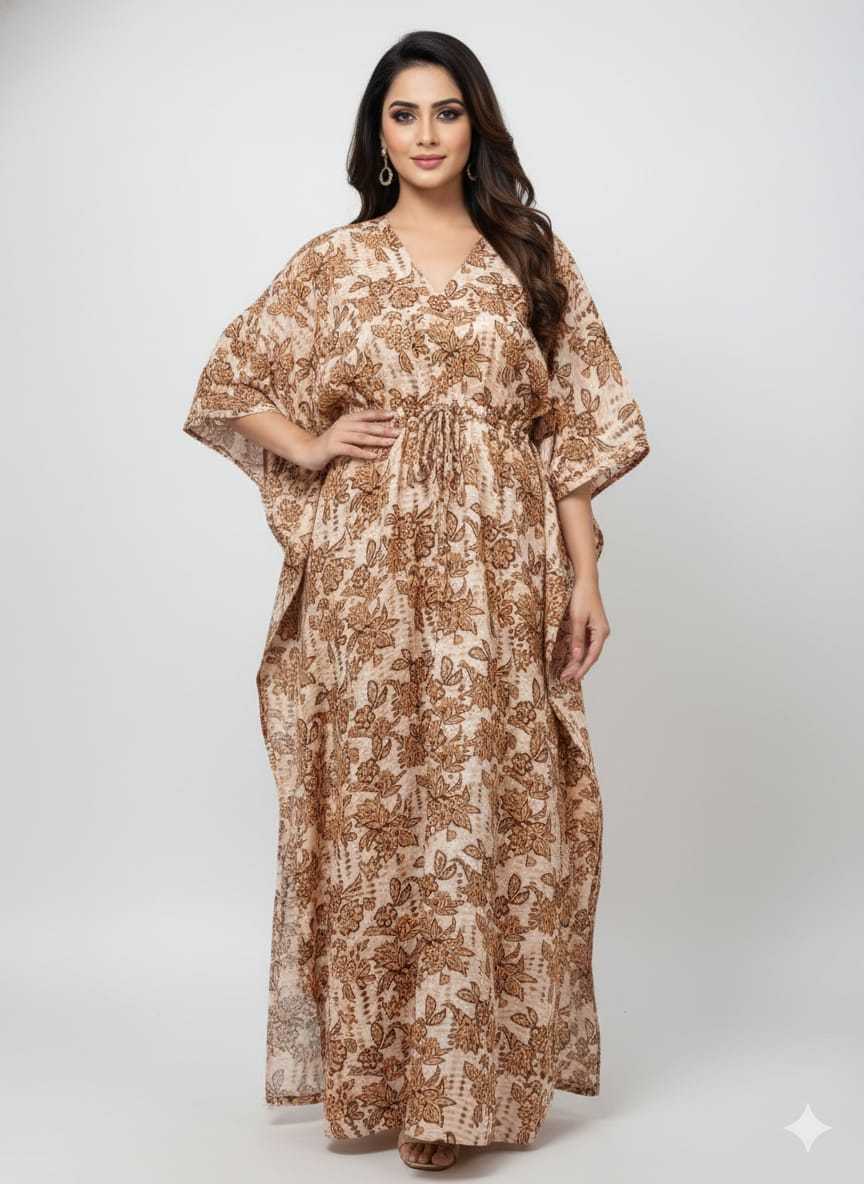 Ynf Pure Cotton KESH585 173 Suits & Dresses Western Wears Wholesale Casual Dresses Kaftan Dresses Night Wear Manufacturer- Kapda Export