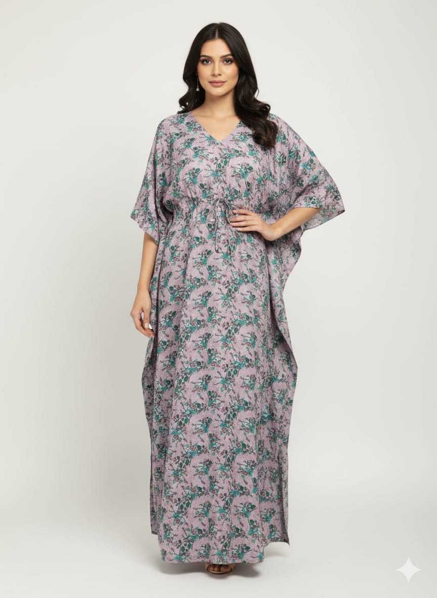 Ynf Pure Cotton KESH585 173 Suits & Dresses Western Wears Wholesale Casual Dresses Kaftan Dresses Night Wear Manufacturer- Kapda Export