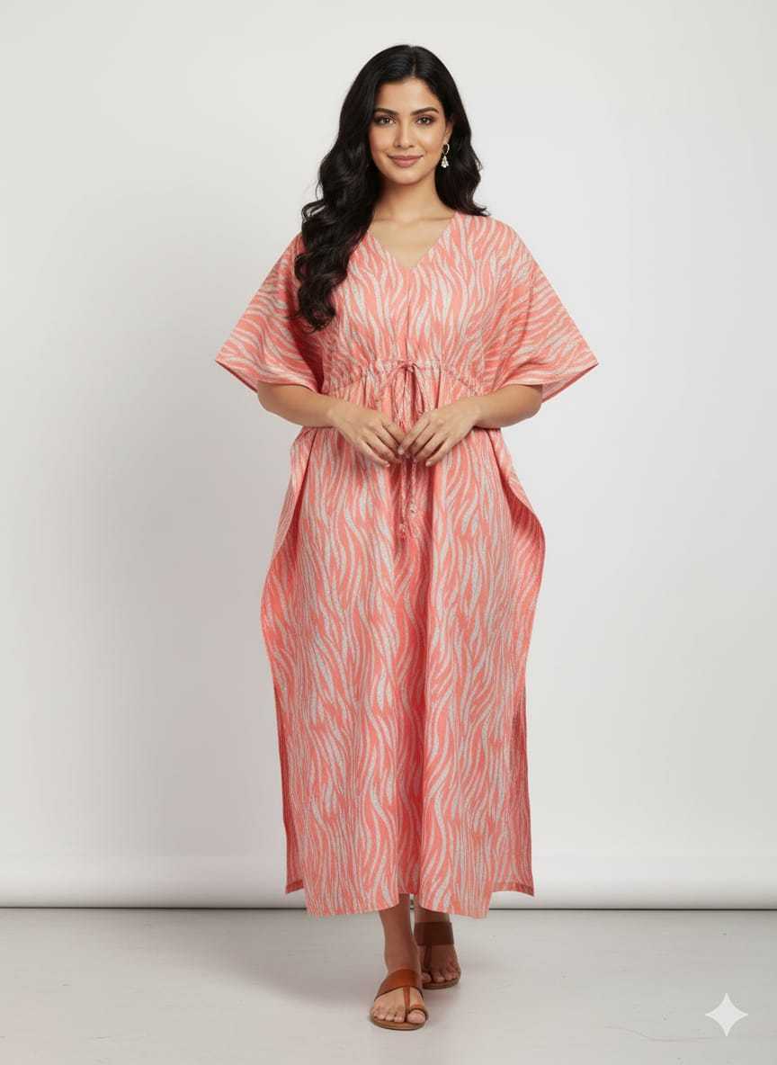 Ynf Pure Cotton KESH585 173 Suits & Dresses Western Wears Wholesale Casual Dresses Kaftan Dresses Night Wear Manufacturer- Kapda Export