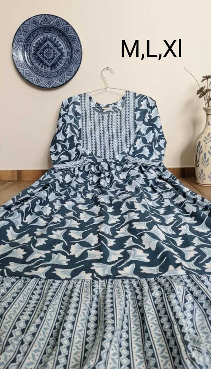 Ynf Pure Cotton KESH585 174 Suits & Dresses Western Wears Wholesale Maxi Dresses A-Line Dresses Cotton Dresses Manufacturer- Kapda Export