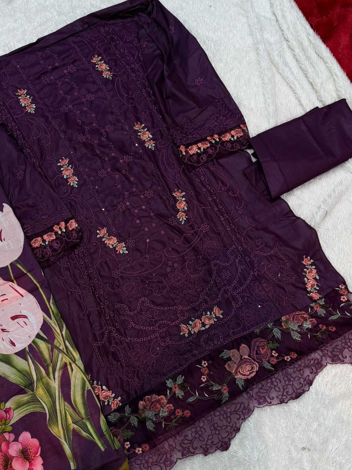 Ynf Pure Cotton KESH586 MEHBOOB 1716 Kurti Wholesale Long Kurtis Cotton Kurtis Embroidered Kurtis Manufacturer- Kapda Export