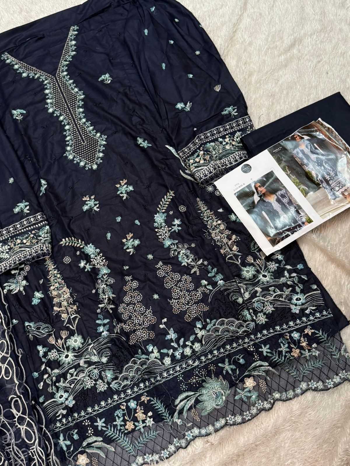 Ynf Pure Cotton KESH586 MEHBOOB 1835 Kurti Wholesale Cotton Kurtis Kurti Bottom With Dupatta Embroidered Kurtis Manufacturer- Kapda Export