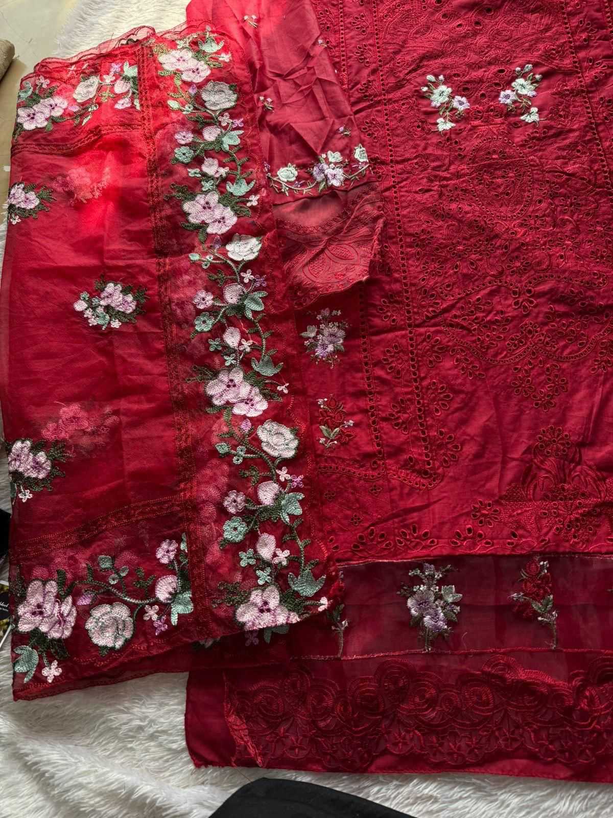 Ynf Pure Cotton KESH586 MEHBOOB PREMIUM VOL-2 Kurti Wholesale Cotton Kurtis Kurti Bottom With Dupatta Embroidered Kurtis Manufacturer- Kapda Export