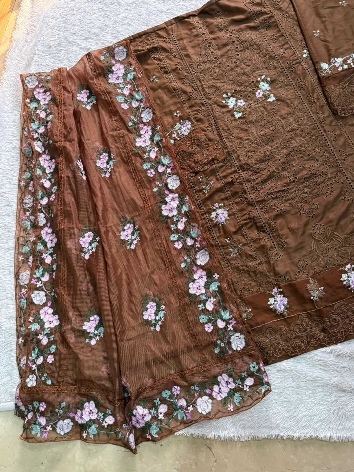 Ynf Pure Cotton KESH586 MEHBOOB PREMIUM VOL-2 Kurti Wholesale Cotton Kurtis Kurti Bottom With Dupatta Embroidered Kurtis Manufacturer- Kapda Export