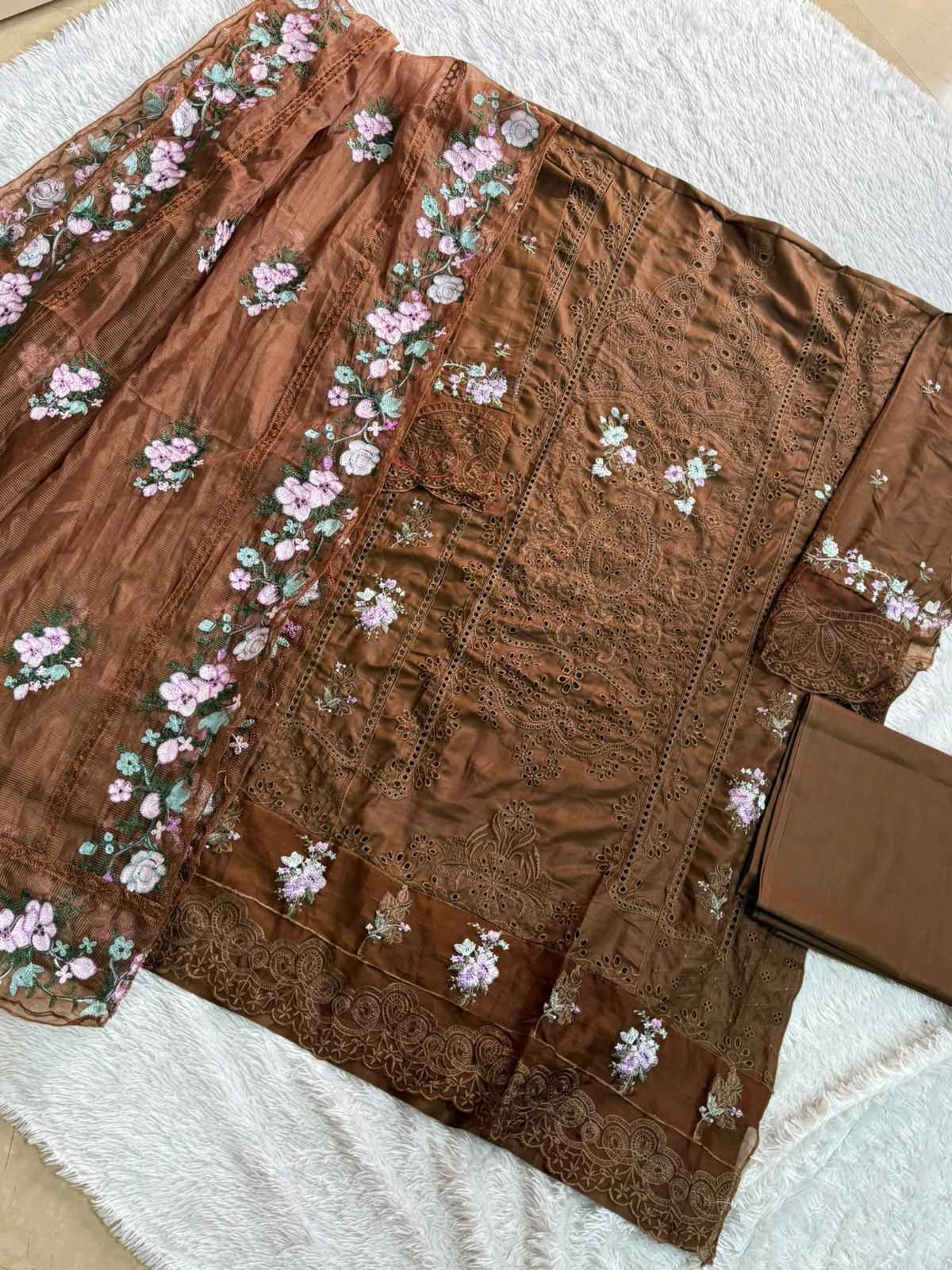 Ynf Pure Cotton KESH586 MEHBOOB PREMIUM VOL-2 Kurti Wholesale Cotton Kurtis Kurti Bottom With Dupatta Embroidered Kurtis Manufacturer- Kapda Export