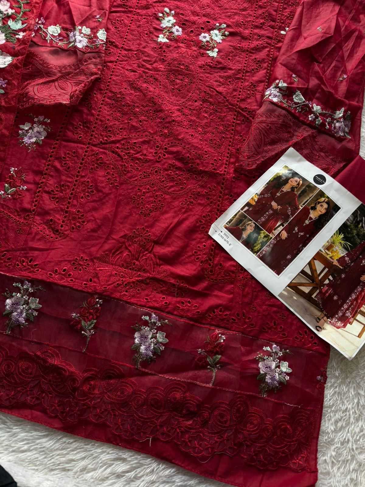 Ynf Pure Cotton KESH586 MEHBOOB PREMIUM VOL-2 Kurti Wholesale Cotton Kurtis Kurti Bottom With Dupatta Embroidered Kurtis Manufacturer- Kapda Export