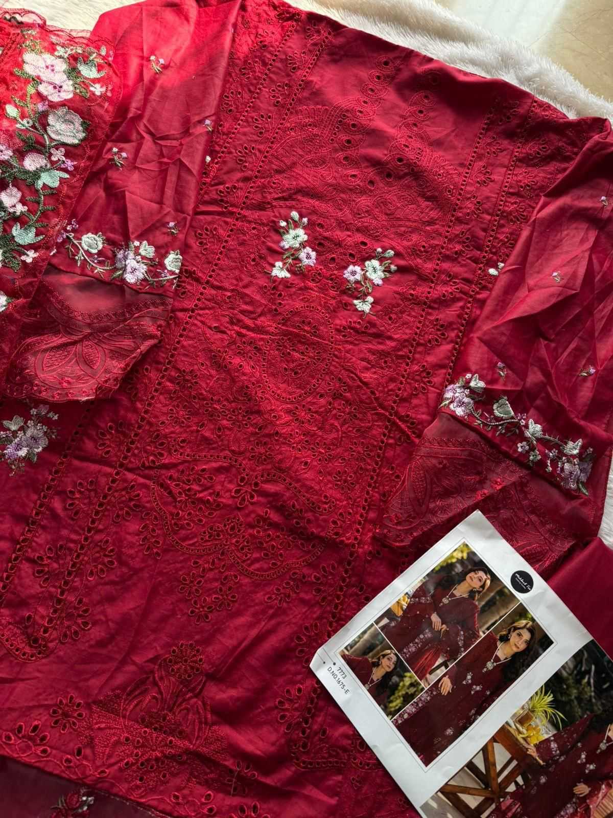 Ynf Pure Cotton KESH586 MEHBOOB PREMIUM VOL-2 Kurti Wholesale Cotton Kurtis Kurti Bottom With Dupatta Embroidered Kurtis Manufacturer- Kapda Export