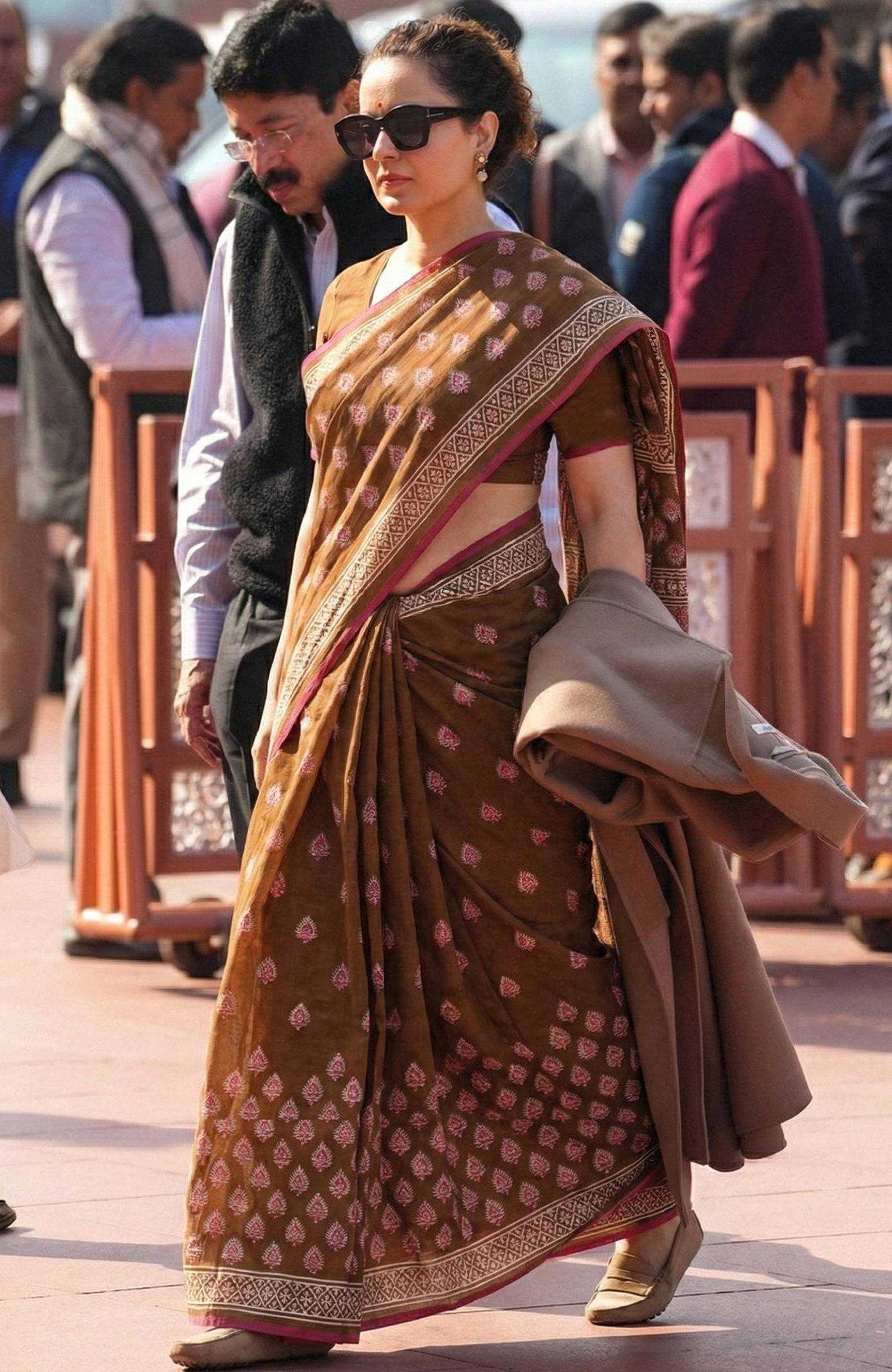 Ynf Pure Cotton RIN229 SHUBH Sarees Bollywood Collections Wholesale Designer Sarees Party Wear Sarees Block Print Sarees Manufacturer- Kapda Export