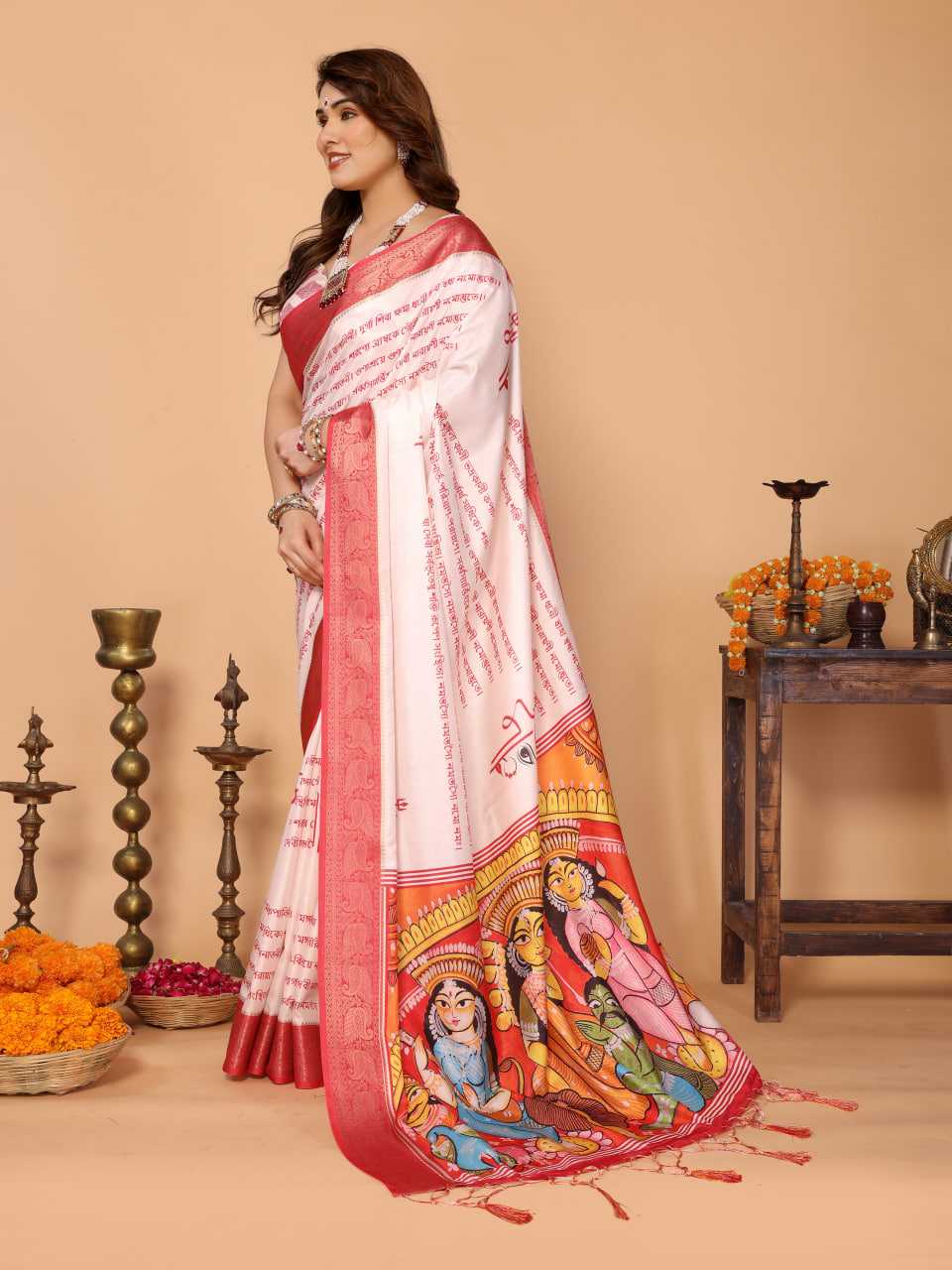 Ynf Pure Linen KESH719 113 Sarees Wholesale Designer Sarees Indian Sarees Red Sarees Manufacturer- Kapda Export