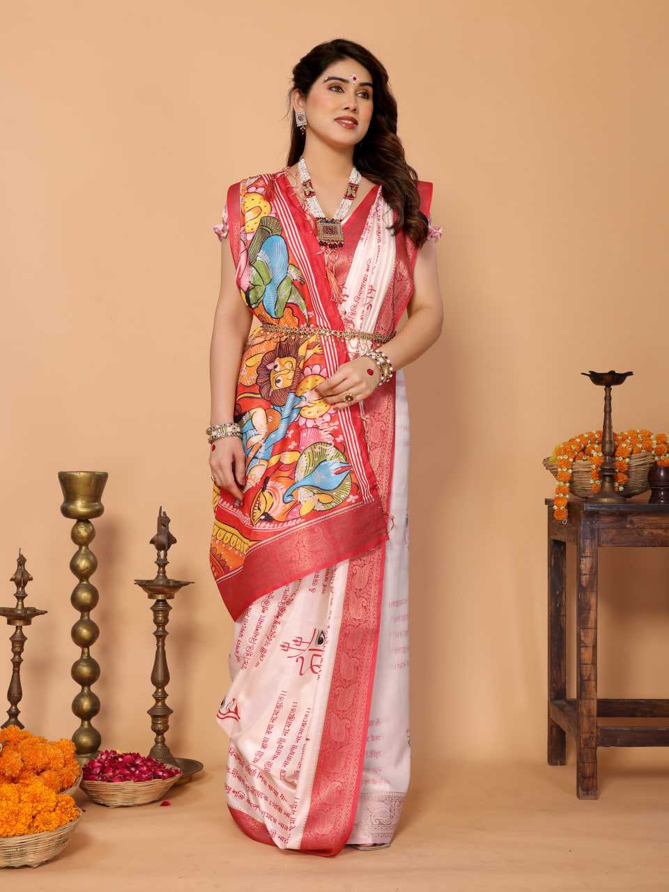 Ynf Pure Linen KESH719 113 Sarees Wholesale Designer Sarees Indian Sarees Red Sarees Manufacturer- Kapda Export