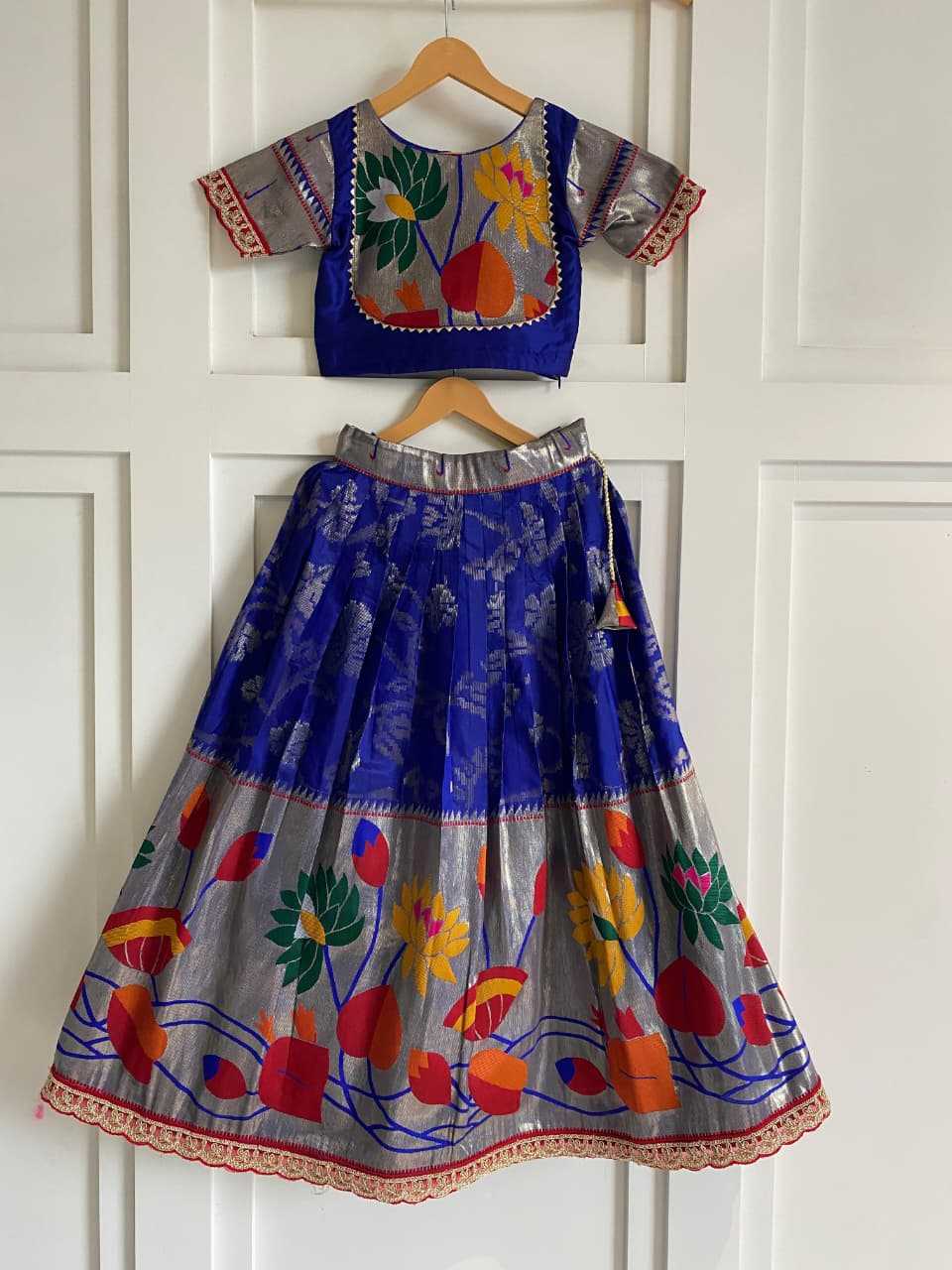Ynf Pure Silk KESH249 Geeta Kids Wear Wholesale Kids Lehenga Kids Festive Wear Kids Silk Dress Manufacturer- Kapda Export