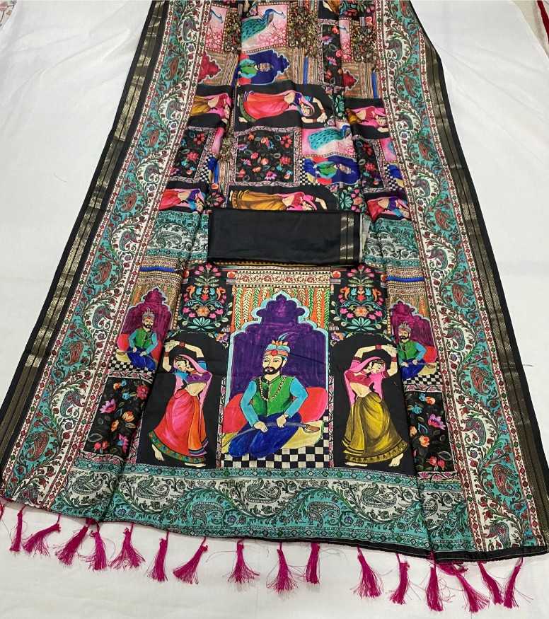 Ynf Pure Silk KESH592 arrow zari Silk Sarees Wholesale Printed Silk Saree Zari Border Silk Sarees Pashmina Silk Sarees Manufacturer- Kapda Export