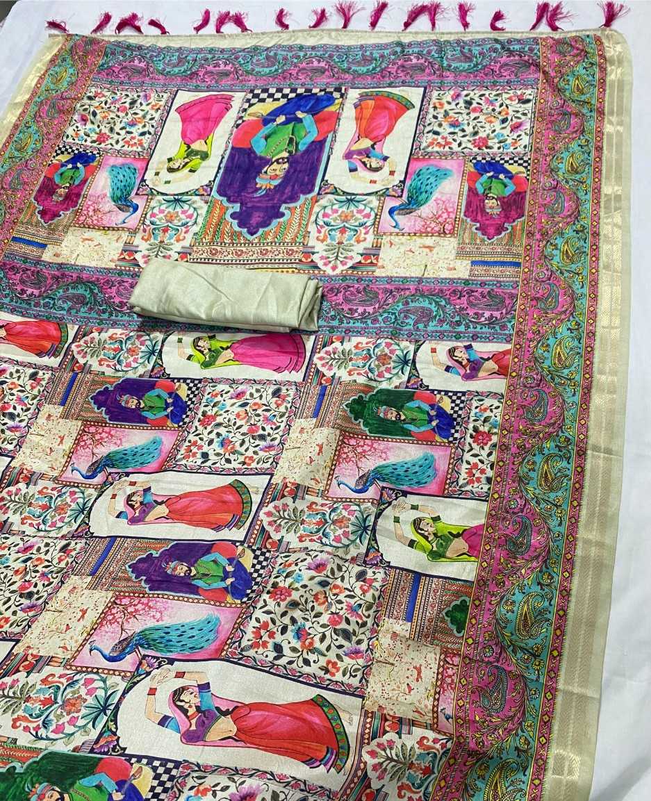 Ynf Pure Silk KESH592 arrow zari Silk Sarees Wholesale Printed Silk Saree Zari Border Silk Sarees Pashmina Silk Sarees Manufacturer- Kapda Export