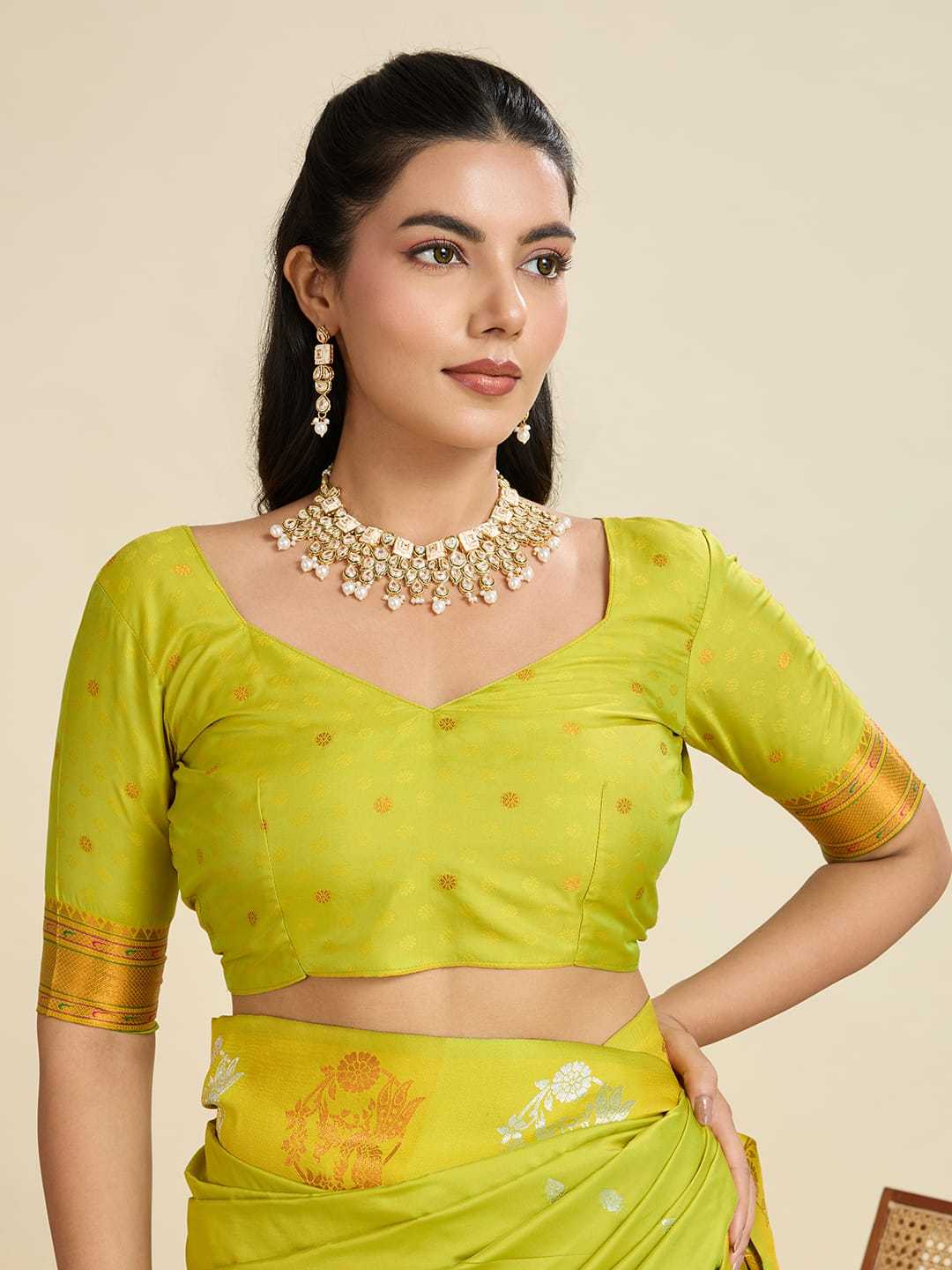 Ynf Pure Soft KESH484 JAL Silk Sarees Wholesale Paithani Sarees Kanjivaram Silk Sarees Zari Border Silk Sarees Manufacturer- Kapda Export