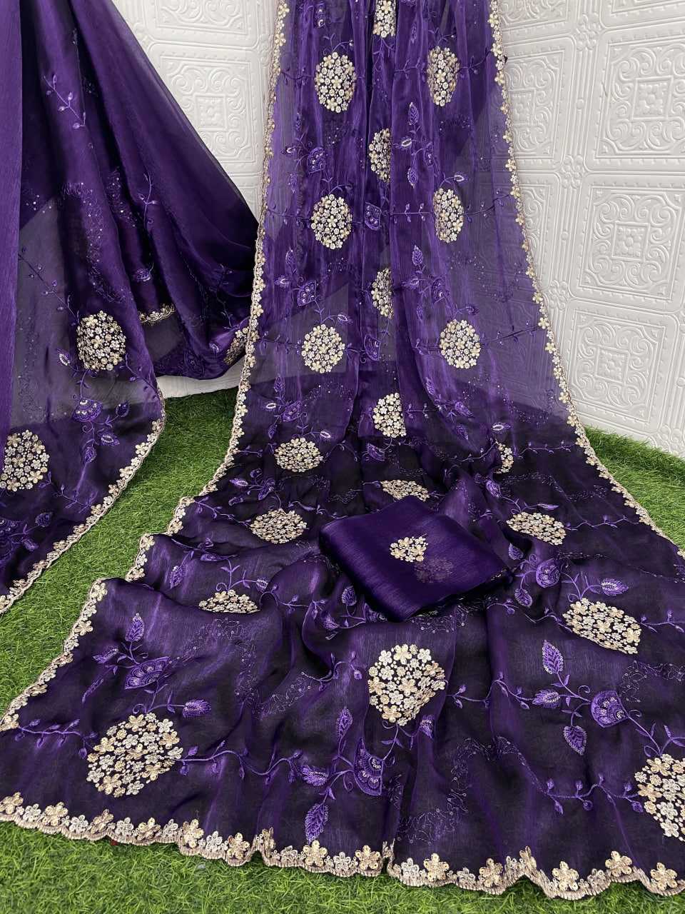 Ynf Pure Soft KESH689 801 Sarees Wholesale Jimmy Choo Sarees Sequence Sarees Chiffon Sarees Manufacturer- Kapda Export