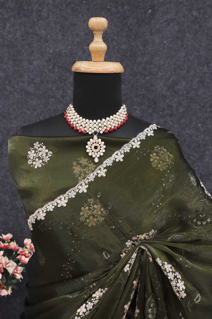 Ynf Pure Soft KESH689 801 Sarees Wholesale Jimmy Choo Sarees Sequence Sarees Chiffon Sarees Manufacturer- Kapda Export