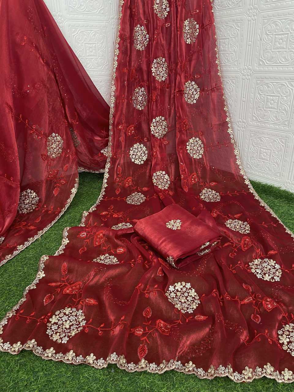 Ynf Pure Soft KESH689 801 Sarees Wholesale Jimmy Choo Sarees Sequence Sarees Chiffon Sarees Manufacturer- Kapda Export