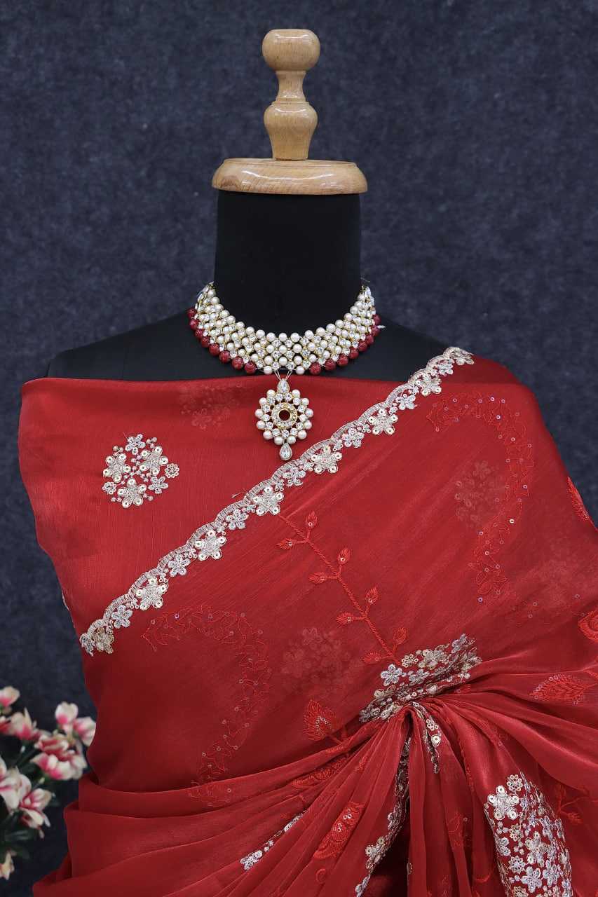 Ynf Pure Soft KESH689 801 Sarees Wholesale Jimmy Choo Sarees Sequence Sarees Chiffon Sarees Manufacturer- Kapda Export