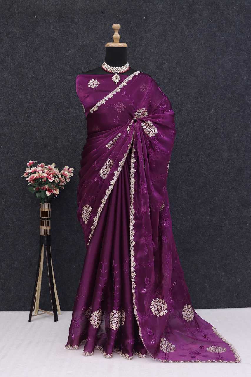 Ynf Pure Soft KESH689 801 Sarees Wholesale Jimmy Choo Sarees Sequence Sarees Chiffon Sarees Manufacturer- Kapda Export