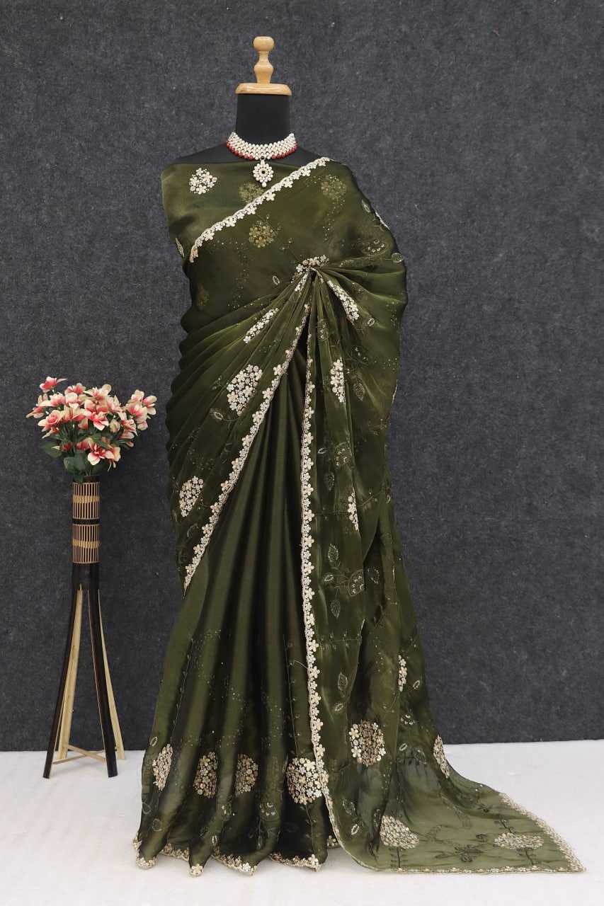 Ynf Pure Soft KESH689 801 Sarees Wholesale Jimmy Choo Sarees Sequence Sarees Chiffon Sarees Manufacturer- Kapda Export