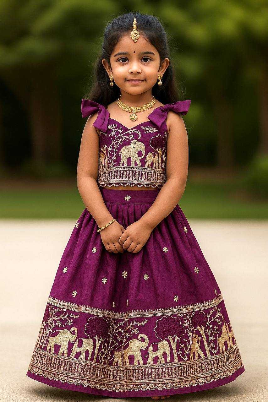 Ynf Pure Soft KESH709 33 Kids Wear Wholesale Kids Lehenga Kids Lehenga Choli Girls Ethnic Wear Manufacturer- Kapda Export
