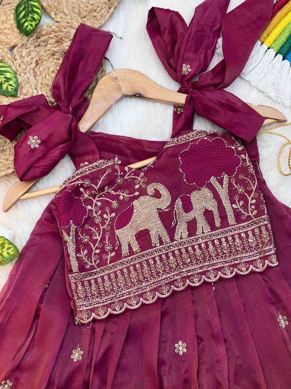Ynf Pure Soft KESH709 33 Kids Wear Wholesale Kids Lehenga Kids Lehenga Choli Girls Ethnic Wear Manufacturer- Kapda Export