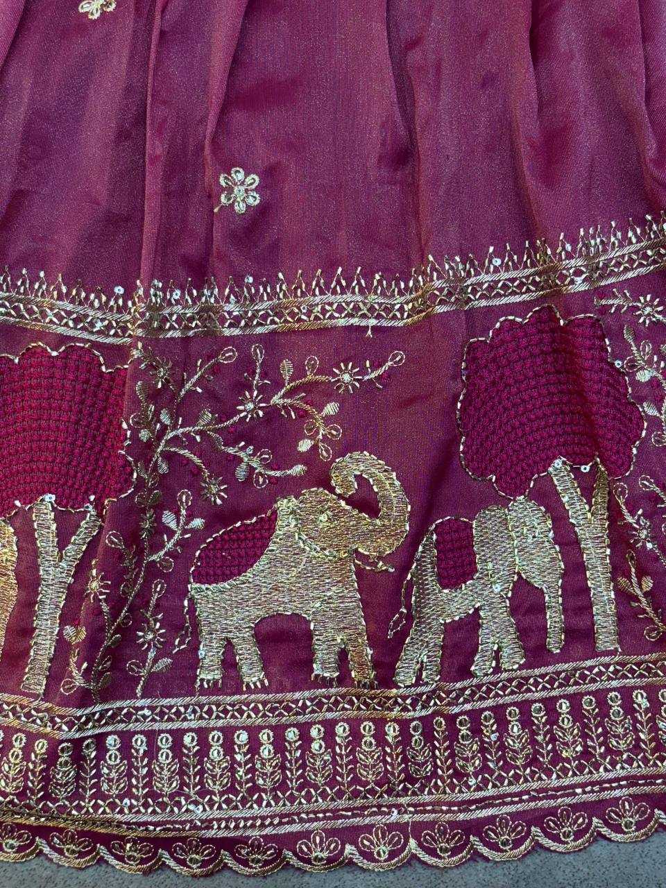 Ynf Pure Soft KESH709 33 Kids Wear Wholesale Kids Lehenga Kids Lehenga Choli Girls Ethnic Wear Manufacturer- Kapda Export