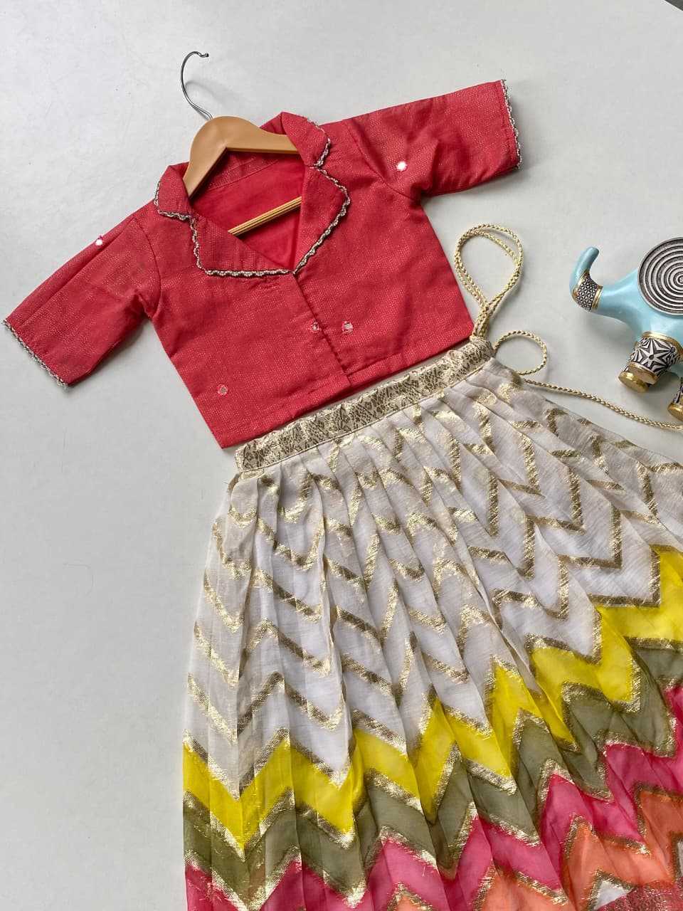 Ynf Pure Viscos KESH249 1002 Kids Wear Wholesale Kids Designer Frock Girls Ethnic Wear Kids Party Wear Ethnic Manufacturer- Kapda Export