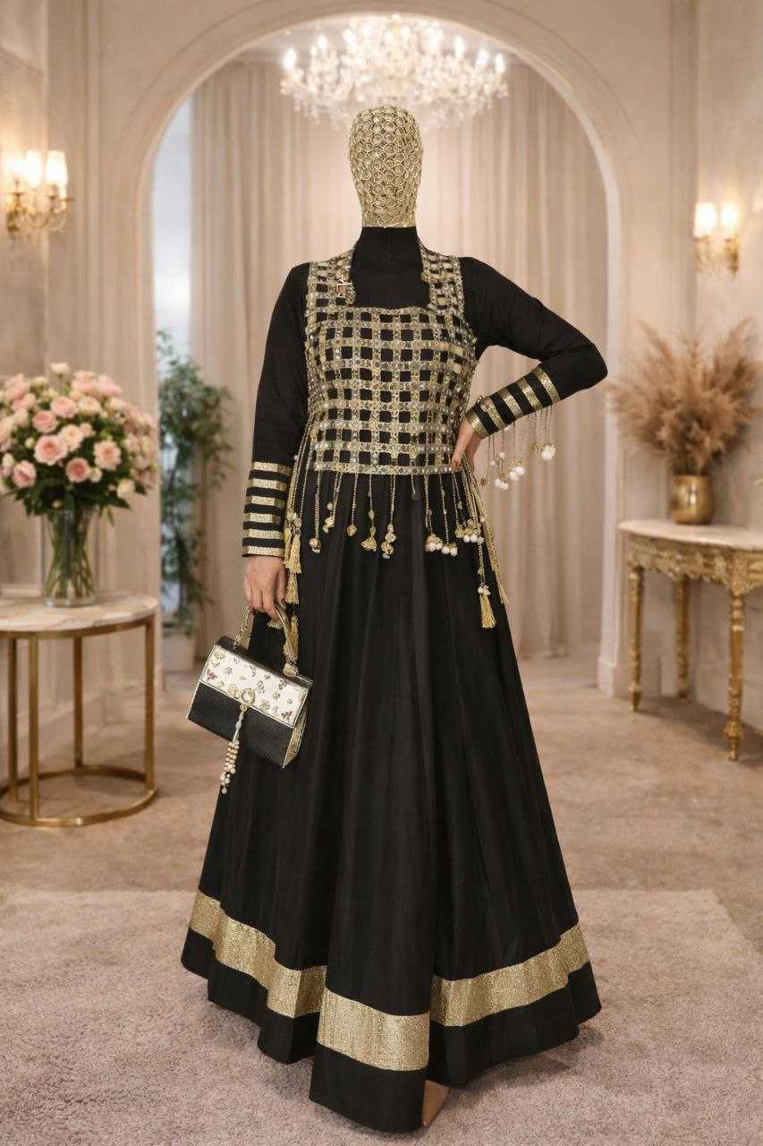 Ynf Rangoli Silk KESH591 234 Gowns Wholesale Fancy Gowns Embroidery Gowns Party Gowns Manufacturer- Kapda Export