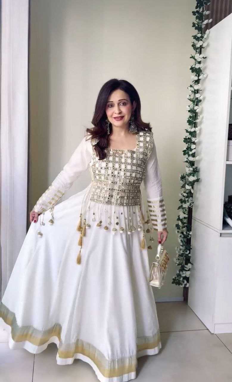 Ynf Rangoli Silk KESH591 234 Gowns Wholesale Fancy Gowns Embroidery Gowns Party Gowns Manufacturer- Kapda Export