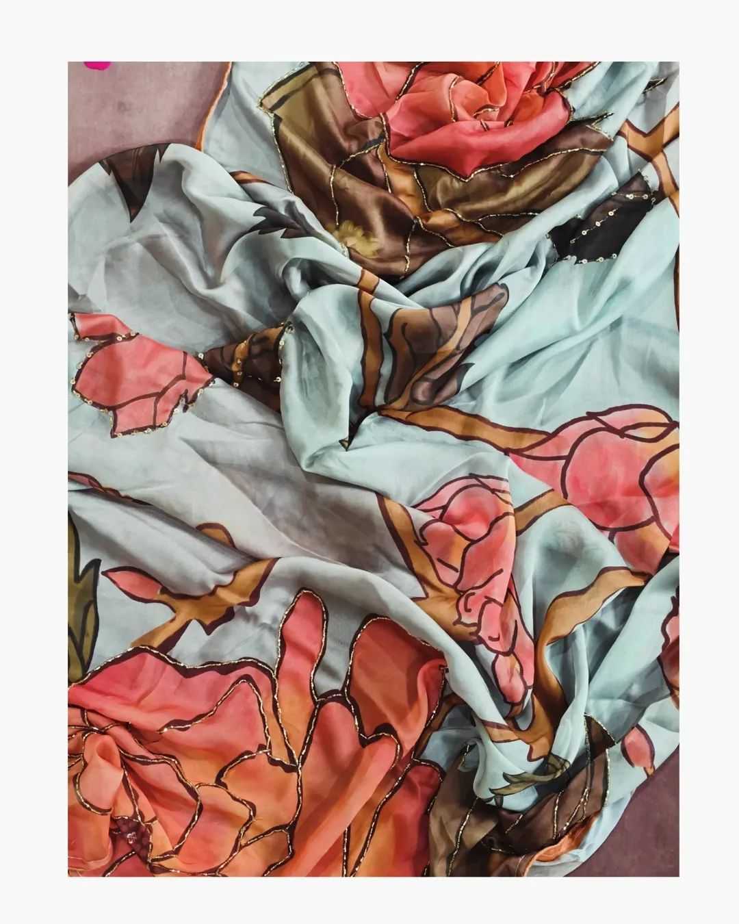 Ynf Rangoli Silk KESH676 silk Kalamkari Silk Sarees Wholesale Printed Silk Saree Party Wear Silk Sarees Kalamkari Silk Sarees Manufacturer- Kapda Export