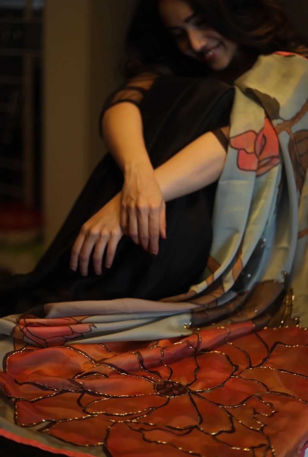 Ynf Rangoli Silk KESH676 silk Kalamkari Silk Sarees Wholesale Printed Silk Saree Party Wear Silk Sarees Kalamkari Silk Sarees Manufacturer- Kapda Export