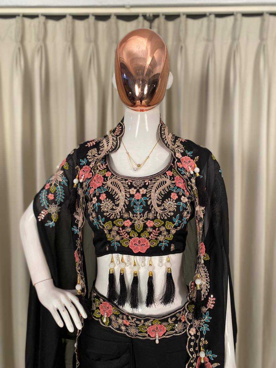 Ynf Rangoli Silk KESH678 425 Kurti Wholesale Embroidered Kurtis Silk Kurtis Kurtis With Dhoti Manufacturer- Kapda Export