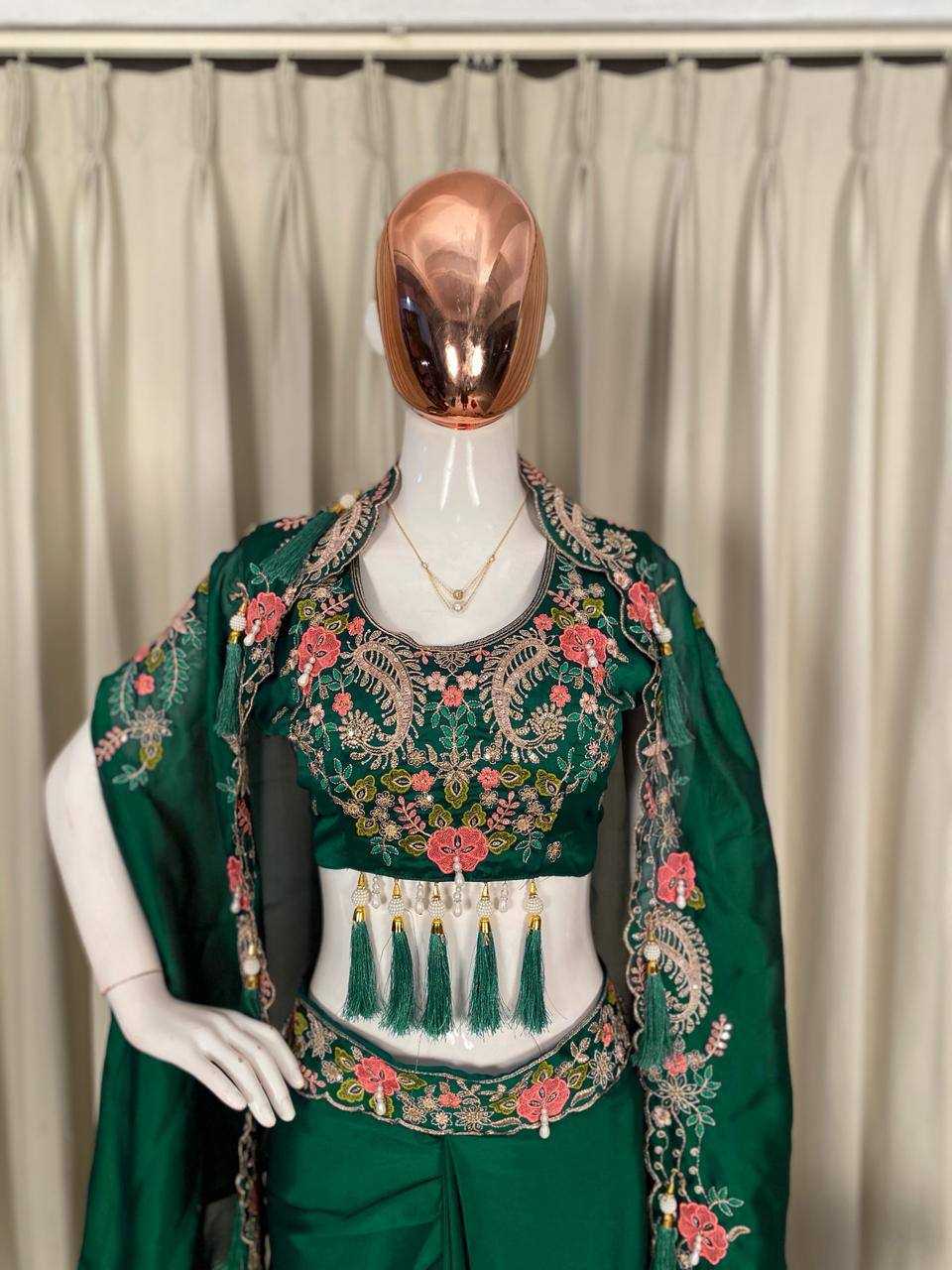 Ynf Rangoli Silk KESH678 425 Kurti Wholesale Embroidered Kurtis Silk Kurtis Kurtis With Dhoti Manufacturer- Kapda Export