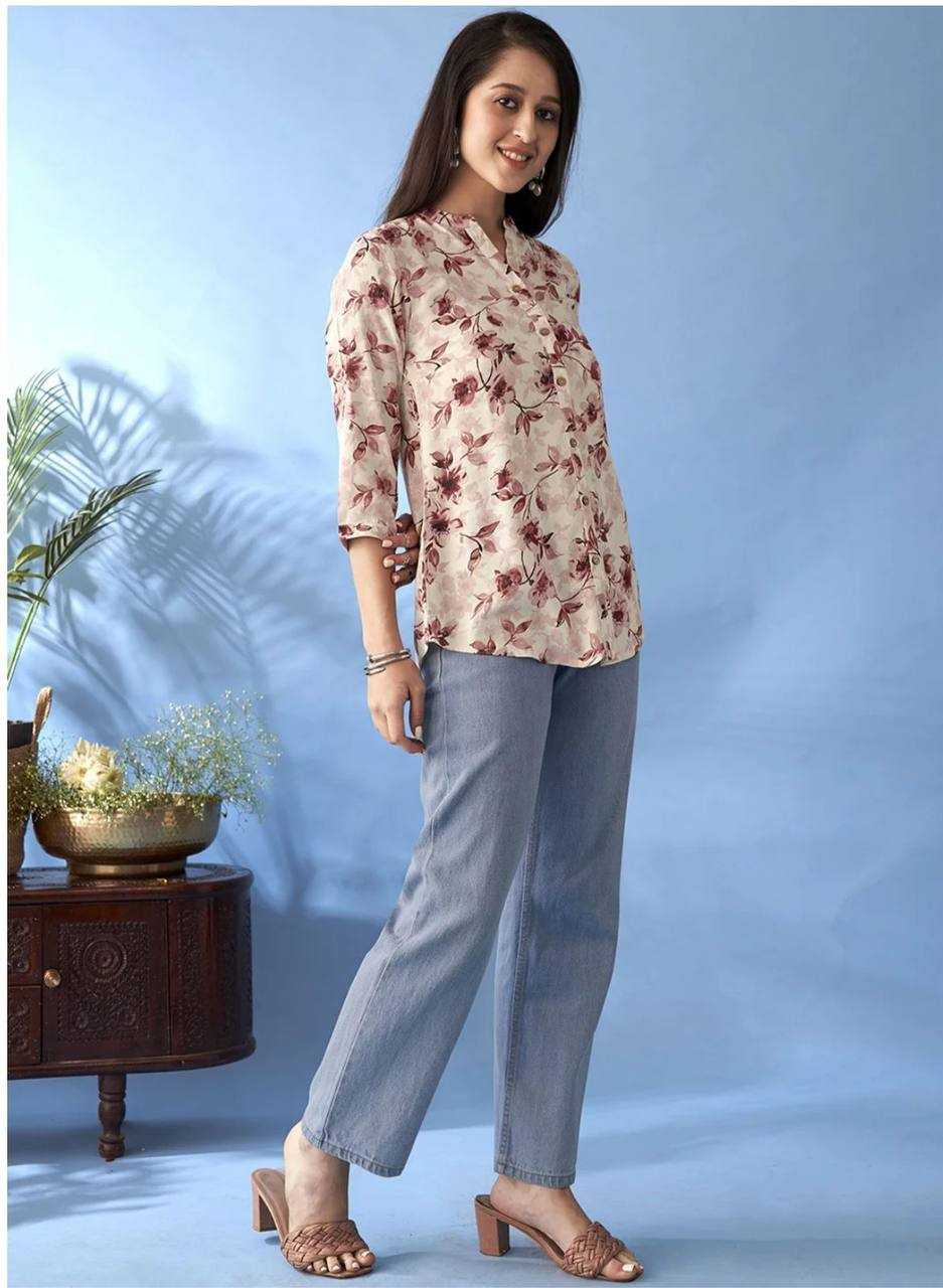 Ynf Rayon KESH175 HARRY Western Wears Wholesale Tops Women Shirts Manufacturer- Kapda Export