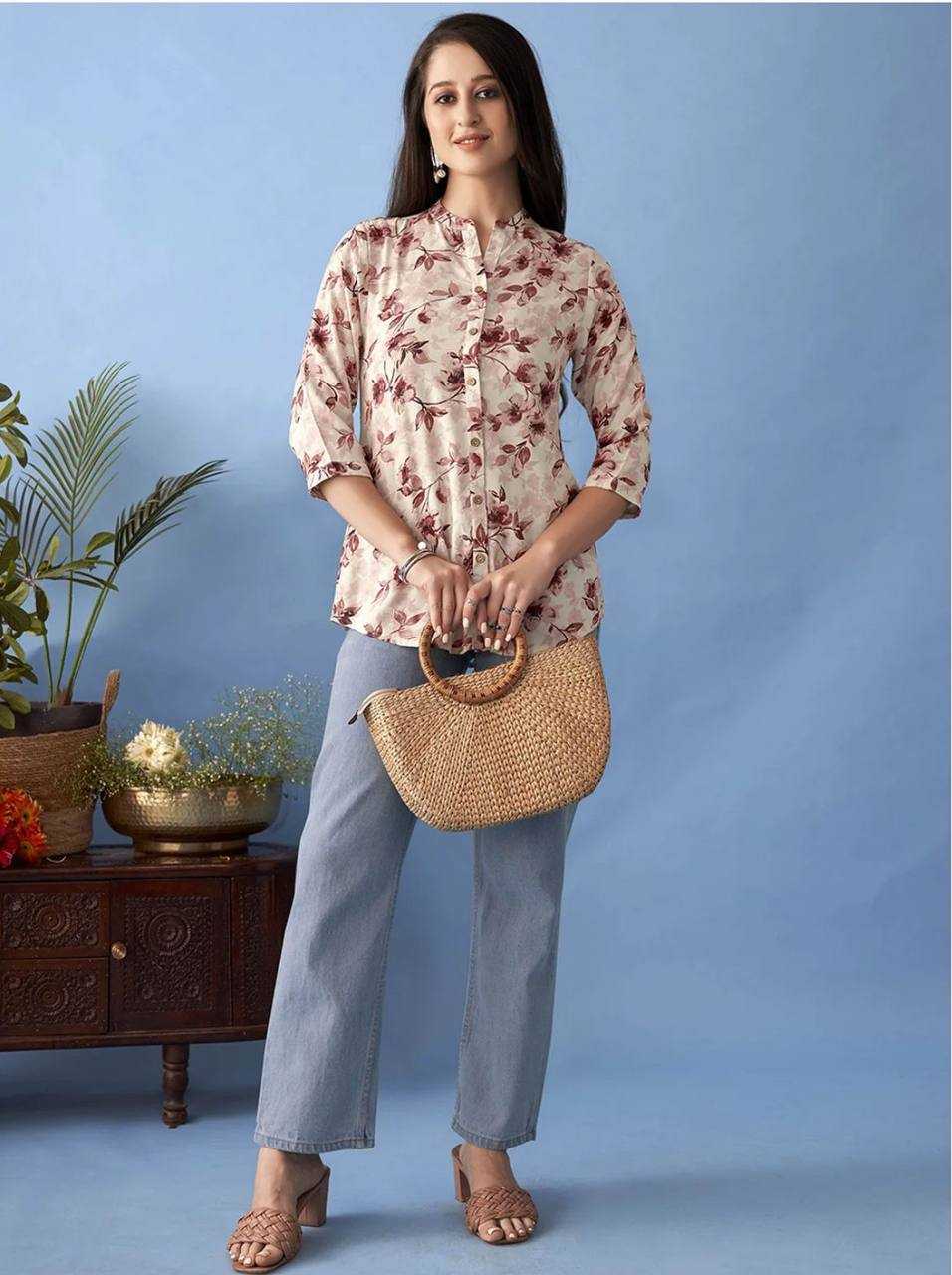 Ynf Rayon KESH175 HARRY Western Wears Wholesale Tops Women Shirts Manufacturer- Kapda Export