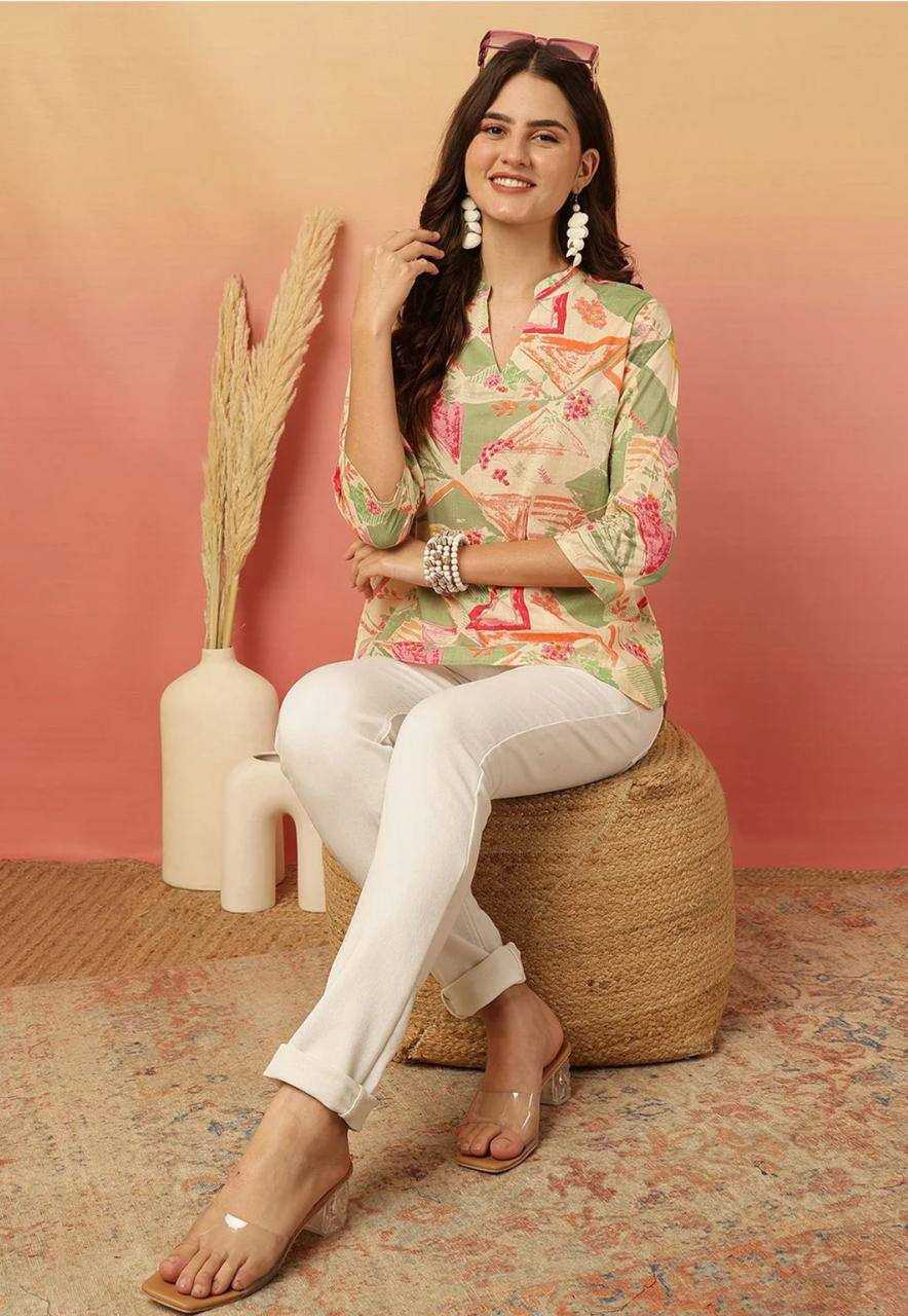 Ynf Rayon KESH175 MONI Kurti Wholesale Festive Kurtis Short Kurtis Printed Kurtis Manufacturer- Kapda Export