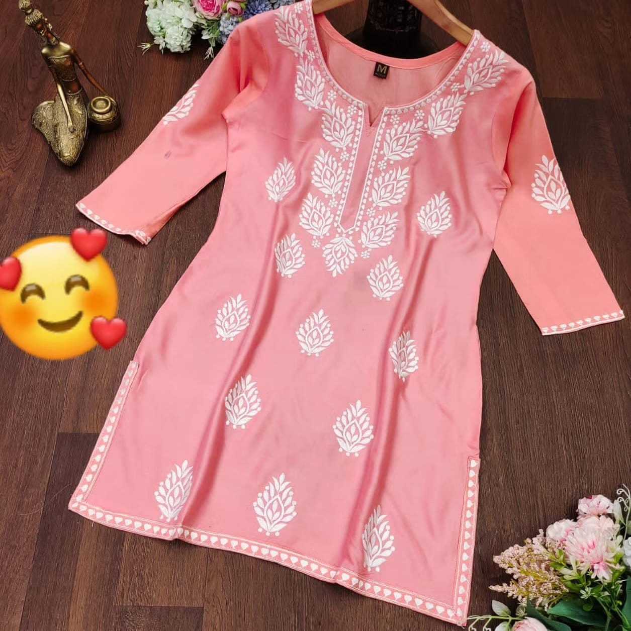 Ynf Rayon KESH502 MF-1107 Kurti Festive Collections Plus Size Collections Wholesale Rayon Kurtis Embroidered Kurtis Chikankari Kurtis Manufacturer- Kapda Export