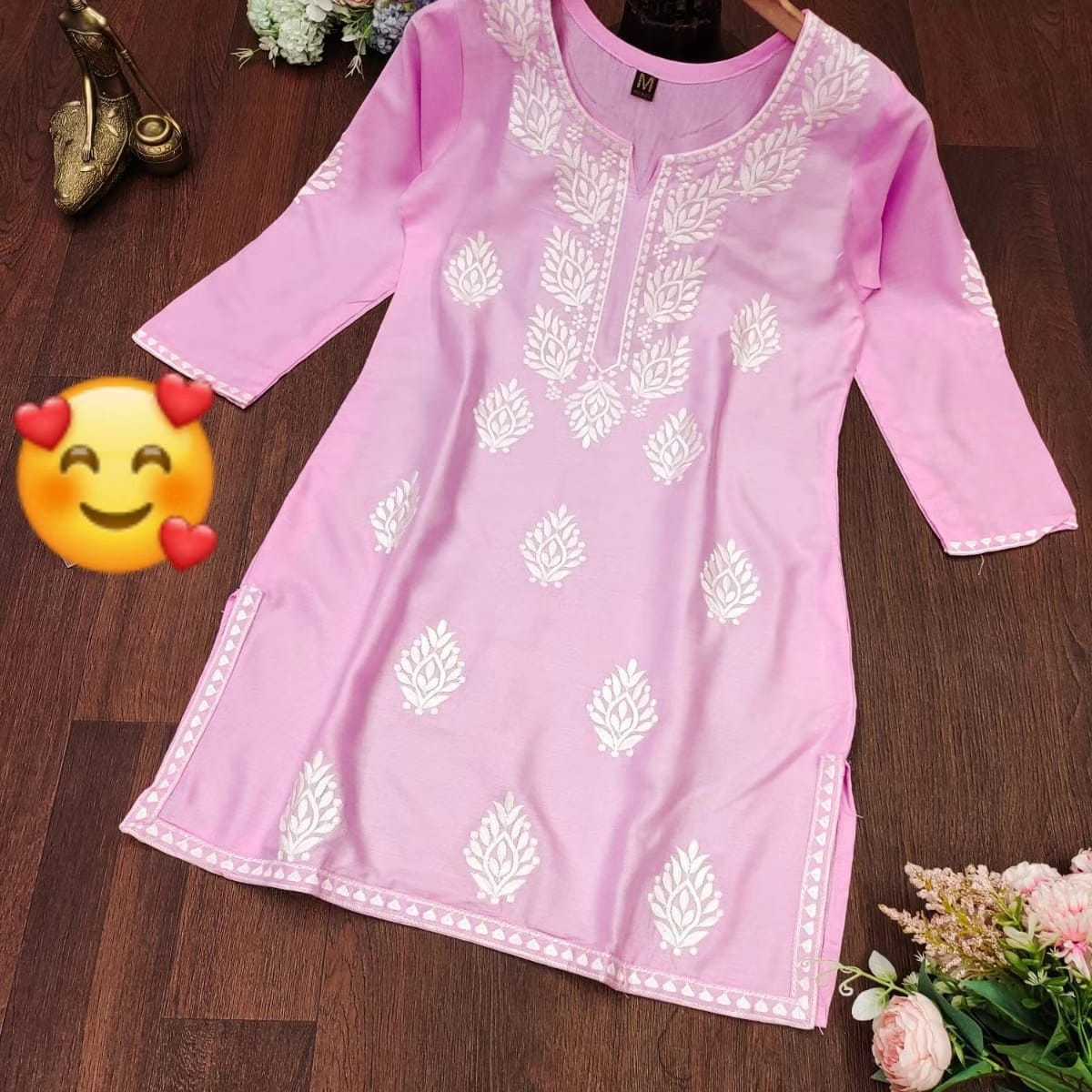 Ynf Rayon KESH502 MF-1107 Kurti Festive Collections Plus Size Collections Wholesale Rayon Kurtis Embroidered Kurtis Chikankari Kurtis Manufacturer- Kapda Export