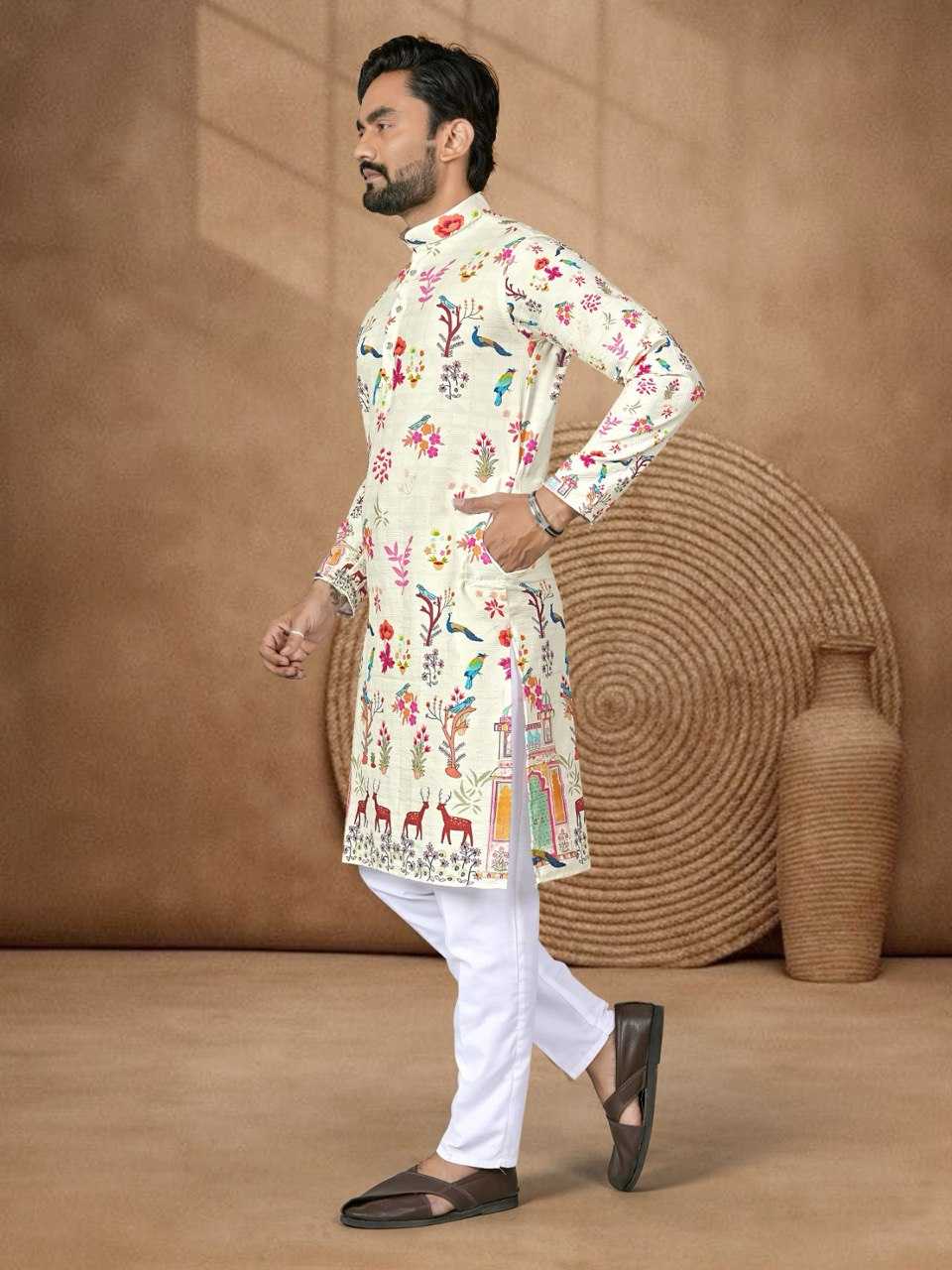 Ynf Rayon KESH650 OTIS Mens Wear Wholesale Mens Kurtas Mens Kurta Pyjama Men Cotton Kurta Manufacturer- Kapda Export