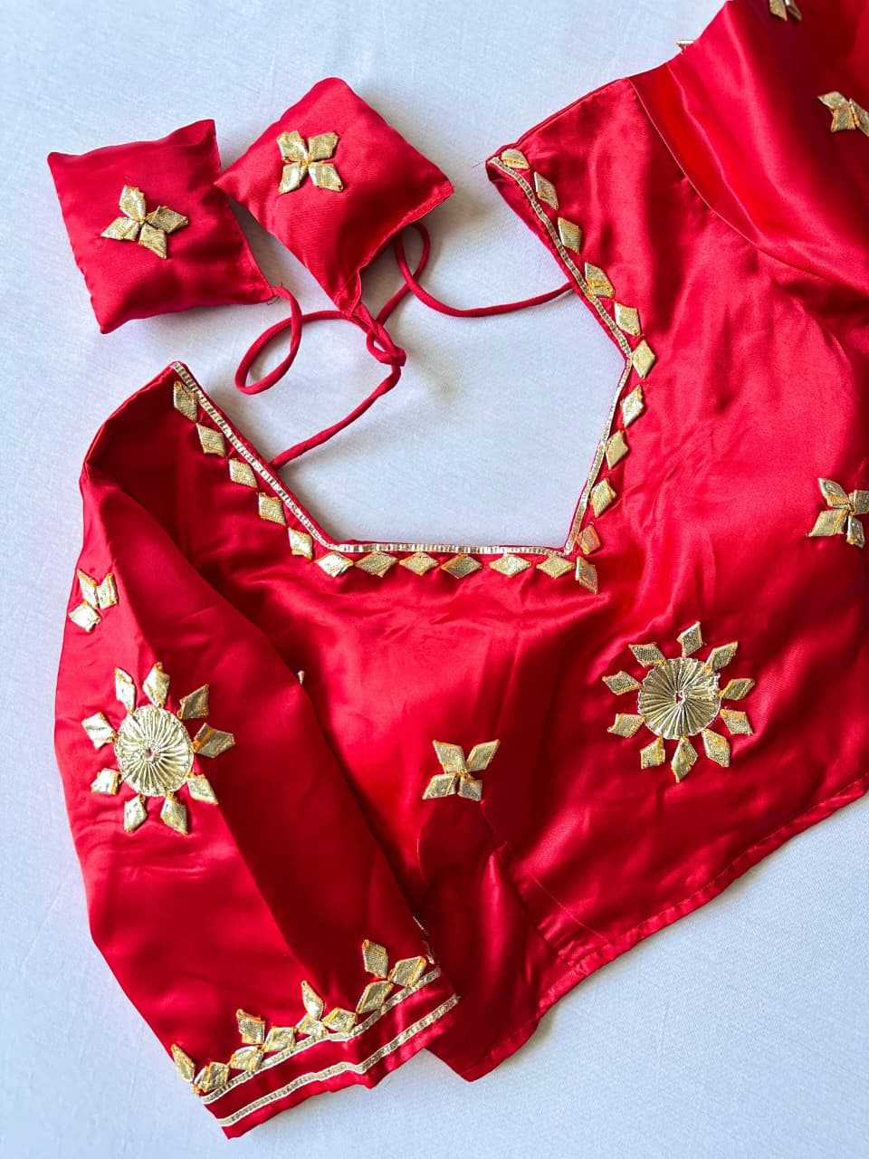 Ynf Satin KESH437 003 Readymade Blouses Wholesale Blouse Party Wear Blouse Fashion Blouse Manufacturer- Kapda Export