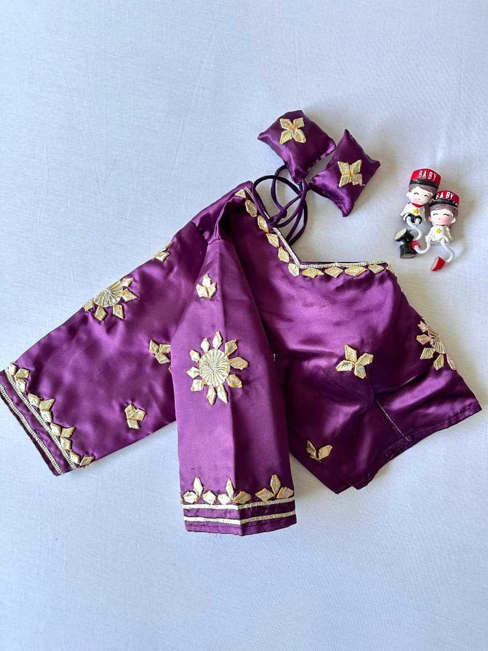 Ynf Satin KESH437 003 Readymade Blouses Wholesale Blouse Party Wear Blouse Fashion Blouse Manufacturer- Kapda Export