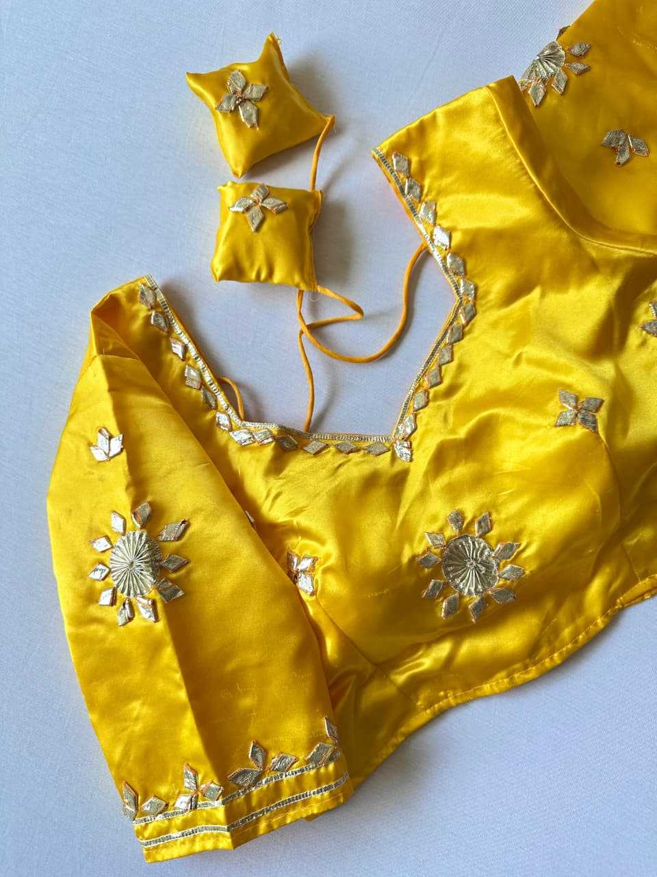 Ynf Satin KESH437 003 Readymade Blouses Wholesale Blouse Party Wear Blouse Fashion Blouse Manufacturer- Kapda Export