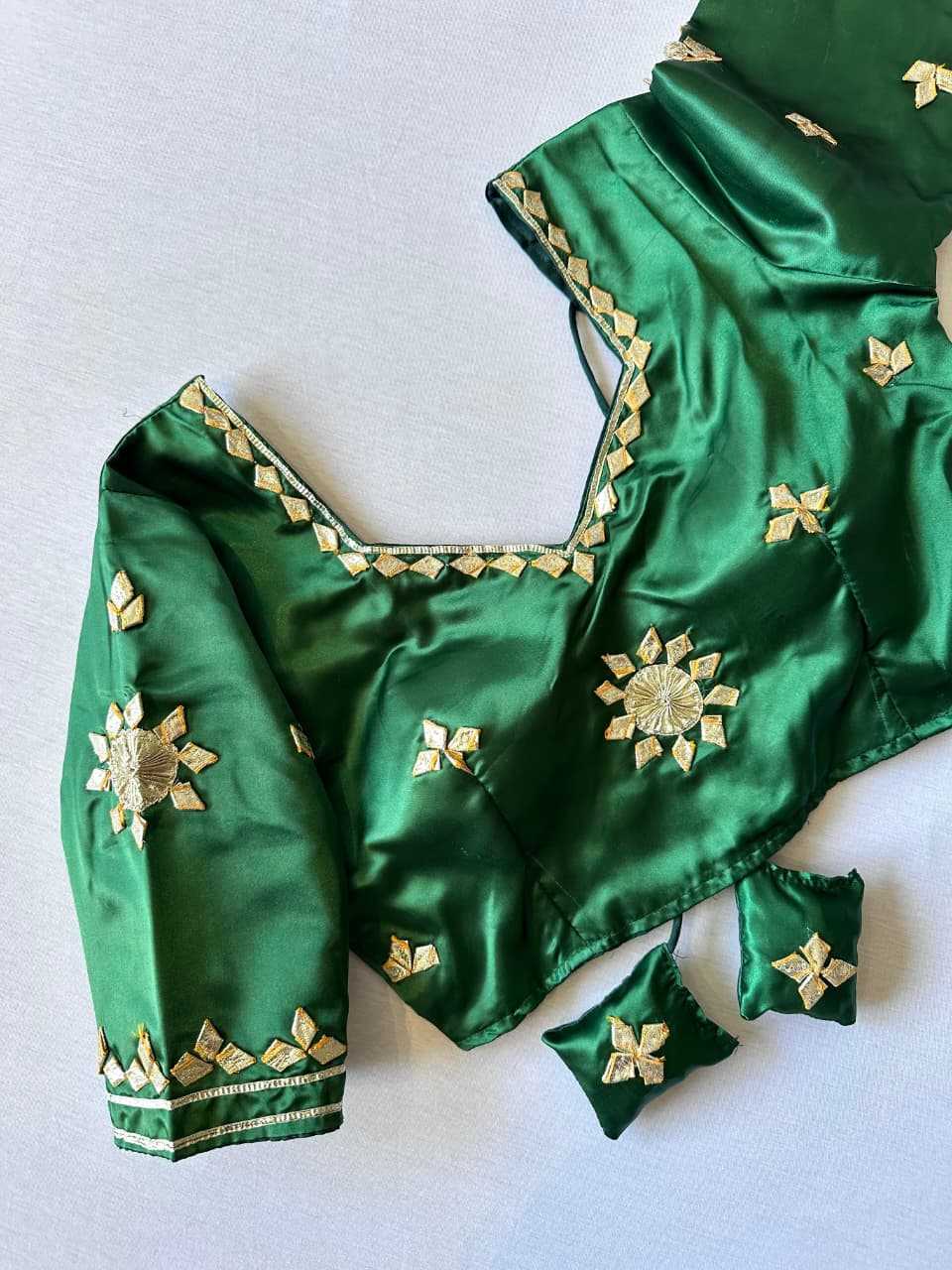 Ynf Satin KESH437 003 Readymade Blouses Wholesale Blouse Party Wear Blouse Fashion Blouse Manufacturer- Kapda Export